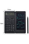 TBL Dekor® Silinebilir LCD Yazı Tabletli,Kalemli Katlanabilir Bilimsel Hesap Makinesi