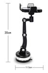TBL Dekor® Jel Vantuzlu Cama Takılabilen Güçlü 360 Derece Dönebilen Ayarlanabilir Araç Içi Vantuzlu Telefon Tutucu