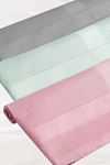 TBL Dekor® İz Bırakmayan Mikrofiber Temizlik Bezi 3'lü Set Cam ve Ayna Silme Toz Alma Temizlik Bezi