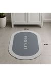 TBL Dekor® Sihirli Süper Su Emici Kaymaz Tabanlı Oval Paspas 40*60 cm