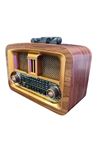 TBL Dekor® Taşınabilir Klasik AM/FM/SW  Retro Ev Radyo USB ile Şarj Olabilen Retro Radyo