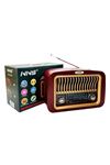 TBL Dekor® Taşınabilir Klasik AM/FM/SW Transistör Retro Nostaljik Radyo USB Şarjlı