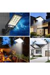 TBL Dekor® 3 Farklı Işık Modlu Güneş Enerjisiyle Şarj Olan Dış Mekan Uyumlu Kumandalı Solar Duvar LEDİ