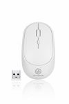 TBL Dekor® Beyaz Renkli Ergonomik Sessiz Kablosuz Mouse – USB Alıcılı, Ofis ve Oyun İçin Konforlu Bilgisayar Faresi MS6310