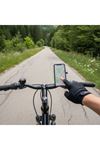 Evrensel Motosiklet Telefon Tutucu – Kaymaz, Kilitlenebilir Güvenli Tutuşlu, 360° Ayarlanabilir Gidon Bağlantılı Akıllı Telefon Aparatı