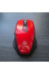 TBL Dekor® Kırmızı Renkli Baş Parmak Destekli Ergonomik Sessiz Kablosuz Mouse – USB Alıcılı, Ofis ve Oyun İçin Konforlu Bilgisayar Faresi MS6300