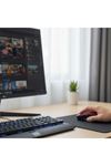 TBL Dekor® Kırmızı Renkli Baş Parmak Destekli Ergonomik Sessiz Kablosuz Mouse – USB Alıcılı, Ofis ve Oyun İçin Konforlu Bilgisayar Faresi MS6300
