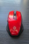 TBL Dekor® Kırmızı Renkli Baş Parmak Destekli Ergonomik Sessiz Kablosuz Mouse – USB Alıcılı, Ofis ve Oyun İçin Konforlu Bilgisayar Faresi MS6300