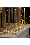 3 Metre Yaldızlı Gold LED Işık – Dekoratif Ortam ve Yılbaşı Aydınlatması
