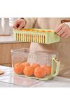 Buzdolabı Saklama Kabı - Süzgeçli Organizer - Vakum Mühürlü Kapak