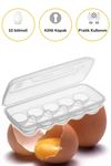 TBL Dekor® 10 Bölmeli Kilitli Kapaklı Yumurtalık Saklama Kutusu YU110
