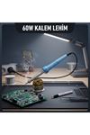 60W Kalem Lehim Makinesi - Elektrikli - Mavi Renk
