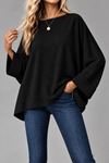 Oversize Yarasa Kol Bluz